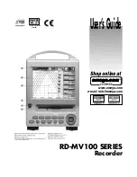 Omega RD-MV100 Series User Manual preview