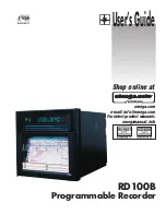 Preview for 1 page of Omega RD100B User Manual