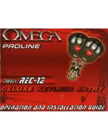 Omega REC-12 Operation And Installation Manual preview
