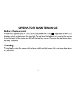 Preview for 9 page of Omega RH62C User Manual