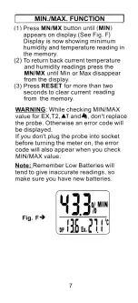 Preview for 9 page of Omega RH92 User Manual