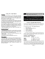 Предварительный просмотр 8 страницы Omega RS-310-EDP Operation Manual