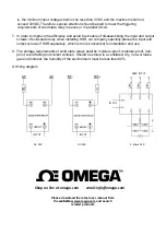 Предварительный просмотр 2 страницы Omega SSR530 Series Operating Instructions