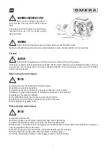 Preview for 16 page of Omega SUZUKA 715-1530 User Manual
