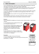 Preview for 6 page of Omega TCL-3M165E2 Series User Manual