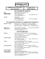 Preview for 2 page of Omega TX82B User Manual