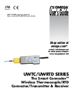 Omega UWTC-1 User Manual предпросмотр