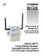 Preview for 1 page of Omega UWTC-RPT1 User Manual