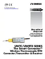 Предварительный просмотр 2 страницы Omega UWTC Series Quick Start Manual