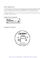 Preview for 7 page of Omega Vortex FV100 Series User Manual