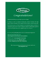 Предварительный просмотр 2 страницы Omega VRT400 SERIES User Manual