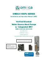 Предварительный просмотр 1 страницы Omega VSHPe Series Installation And Operation Manual