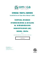 Omega VSHYe Series Installation And Operation Manual предпросмотр