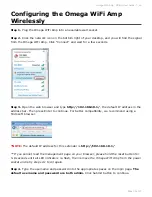 Предварительный просмотр 12 страницы Omega WiFi Amp Official User Manual