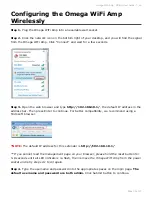 Preview for 12 page of Omega WiFi Amp Official User Manual