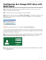 Предварительный просмотр 15 страницы Omega WiFi Amp Official User Manual