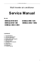 Preview for 1 page of Omega WM 09K Service Manual