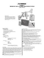 Preview for 3 page of Omega WMS831 User Manual