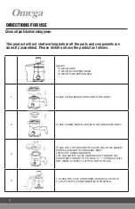 Preview for 8 page of Omega X-LARGE CHUTE C2100S Manual