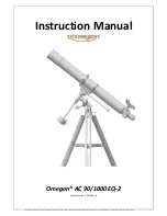 Preview for 1 page of Omegon 90/1000 EQ-2 Instruction Manual