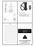 Preview for 2 page of Omer-Sub TO0200B User Manual