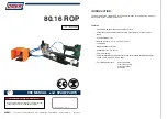 Omer 1146050ROP User Manual And Spare Parts preview