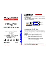 Preview for 3 page of OMEX Rev Limiter TWIN COIL Installation And User Instructions