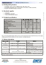 Preview for 4 page of OMFB RADAR NEW TXF User And Maintenance Manual