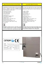 Preview for 10 page of OMGA OPTIMA 120 Operation And Maintenance Manual