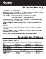 Предварительный просмотр 5 страницы Omgan 0435-M Instruction Manuals