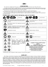 Preview for 5 page of omi ED108 HP45 Operator'S Manual