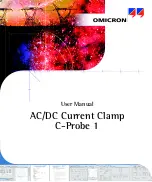 Omicron C-Probe 1 User Manual preview