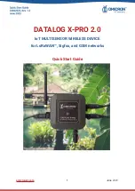 Preview for 1 page of Omicron DATALOG X-PRO 2.0 Quick Start Manual