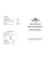 Preview for 1 page of Omikron CallHelp 400 C6 Instruction Manual