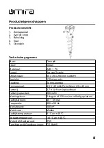 Предварительный просмотр 8 страницы Omira OM ML-RP-2PCS User Manual