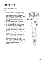 Предварительный просмотр 20 страницы Omira OM ML-RP-2PCS User Manual