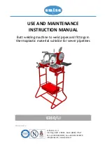 omisa 6160/LI Use And Maintenance Instruction Manual предпросмотр