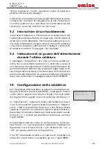 Предварительный просмотр 17 страницы omisa HST 300 Print 450 User Manual