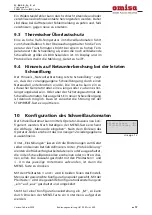 Предварительный просмотр 61 страницы omisa HST 300 Print 450 User Manual