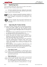 Preview for 38 page of omisa WeldControl 630 User Manual