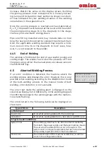 Preview for 61 page of omisa WeldControl 630 User Manual