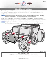 Предварительный просмотр 2 страницы Omix-Ada Rugged Ridge 12300.52 Quick Start Manual