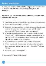 Предварительный просмотр 10 страницы OML LINQ 1.0 User Instruction Manual