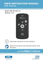 Предварительный просмотр 1 страницы OML OML Remote Installation And User Instruction Manual