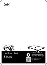 Preview for 1 page of Omlet Pet Bed 24 Manual