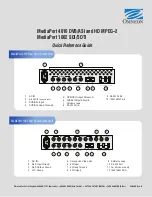 Omneon MediaPort 4010 Quick Reference Manual preview