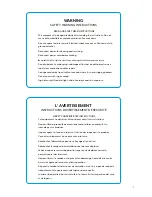 Preview for 3 page of Omni Clean Air OCA 1200 Operation And Maintenance Manual