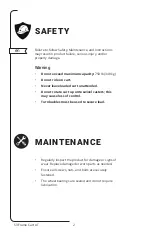 Предварительный просмотр 4 страницы Omni cubed S3 FRAME CART AT User Manual