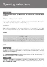 Preview for 11 page of Omni Group focus MEIJIFOCUS Design Installation & Operating Manual