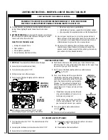 Preview for 12 page of Omni Group Intertherm BDM35 Homeowner'S Care And Operation Instructions Manual